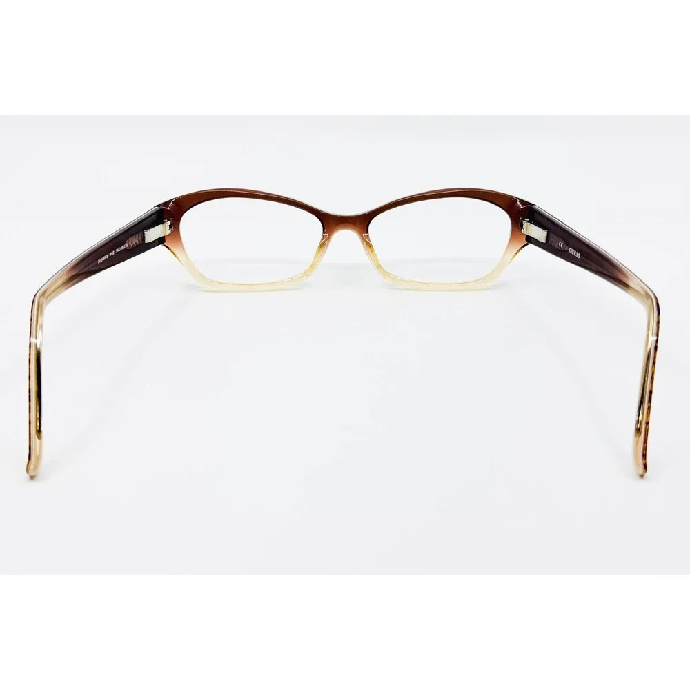 Guess Eyeglasses Womens Brown Ombre Cat Eye GU2485-3 P42 54-16-135